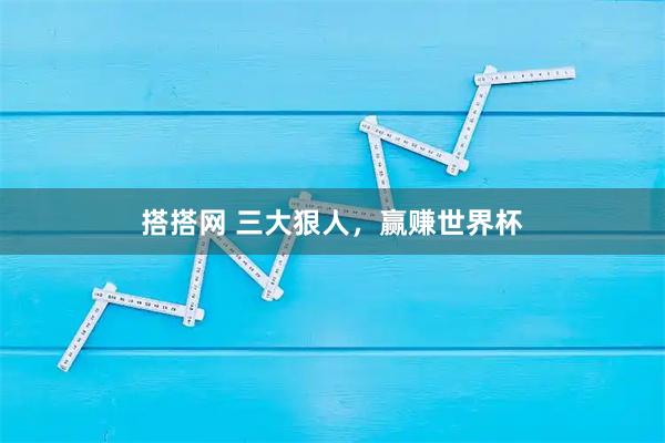 搭搭网 三大狠人，赢赚世界杯